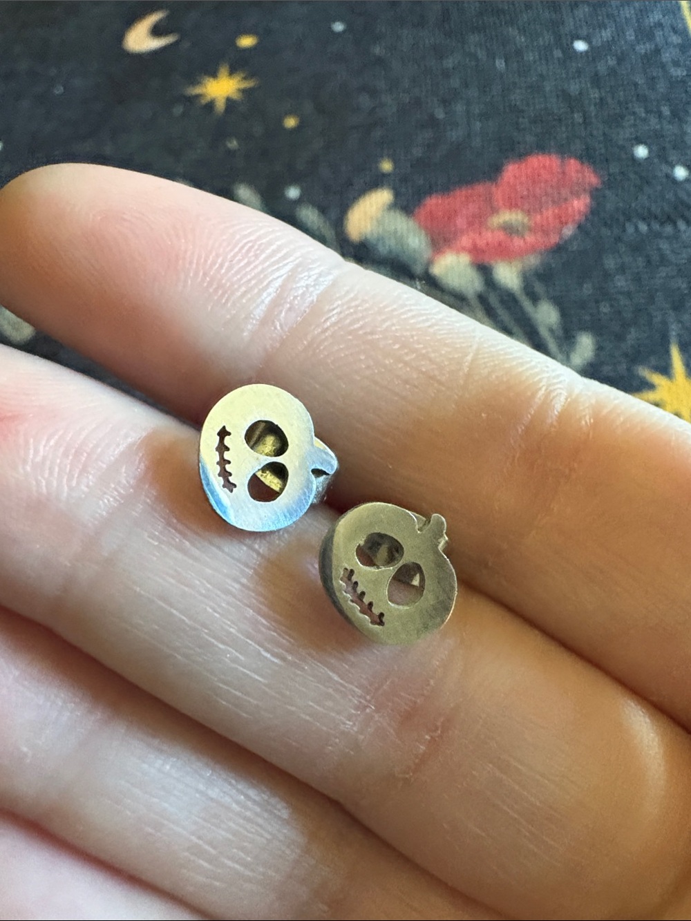 Pumpkin Stud Earrings